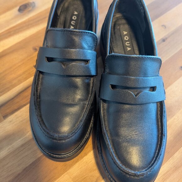 Steve Madden Black Loafers - Picture 1 of 10